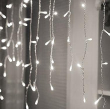 Load image into Gallery viewer, 1x 5m droop 0.4-0.6m Led Curtain Icicle String Lights New Year Wedding Party Garland Led Light for Outdoor Christmas Decoration
