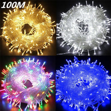 Load image into Gallery viewer, Christmas Lights 5M 10M 20M 30M 50M 100M Led String 8 Function Christmas Lights 8 Colors For Wedding Party Holiday Lights