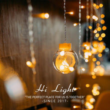 Load image into Gallery viewer, LED Copper Wire Star Curtain String Lights Lamp Fairy Lighting For Outdoor Wedding Christmas Decoration 220v EU Plug Twinkly