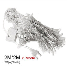 Load image into Gallery viewer, 3x3 LED Icicle Fairy Light Plug EU Garland Curtain Led String Lamp Christmas Outdoor/Indoor Decoration for Xmas Wedding Hallowen